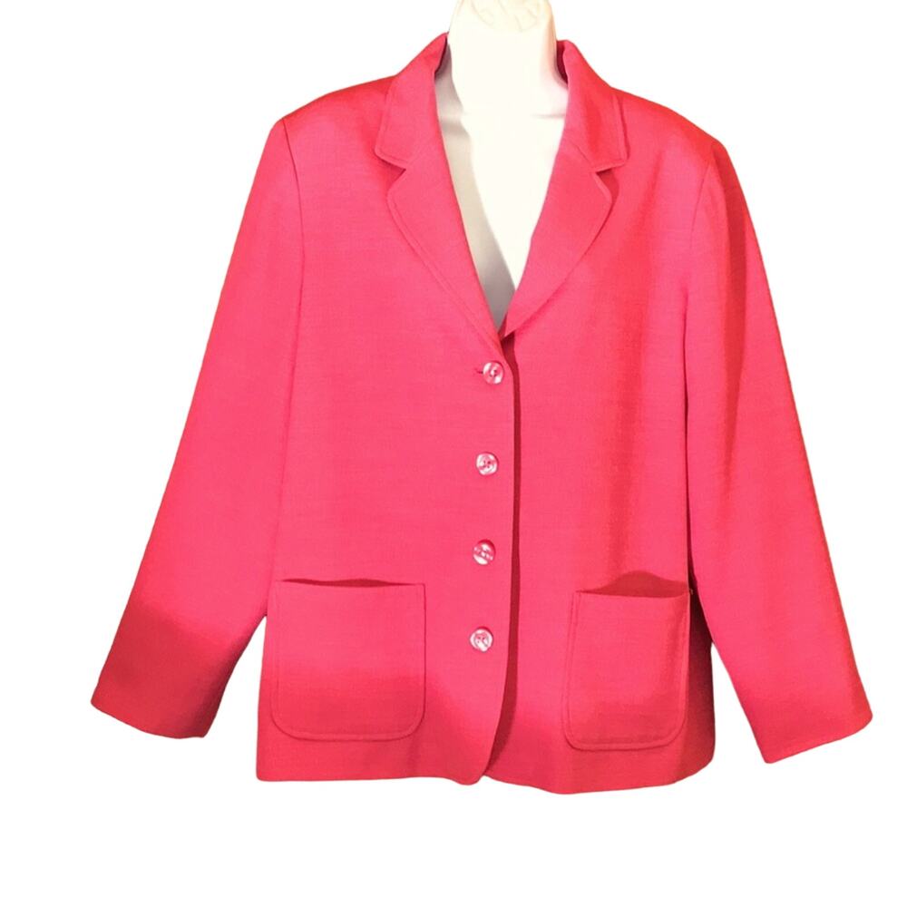 Tog Shop Pink Knit Blazer. 16